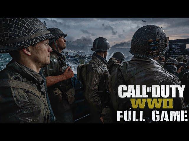 Call of Duty WW2｜Full Game Playthrough｜No Hud｜4K