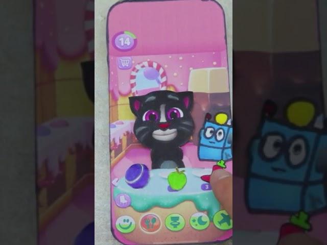 DIY Paper iPhone 16 Pro Max. Talking Tom 2 Lite#shots