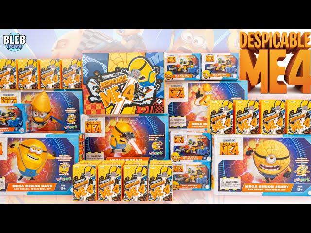 DESPICABLE ME 4 toy collection unboxing ASMR no talking | Popmart DM4 figures | Yolo Park DM4 toys