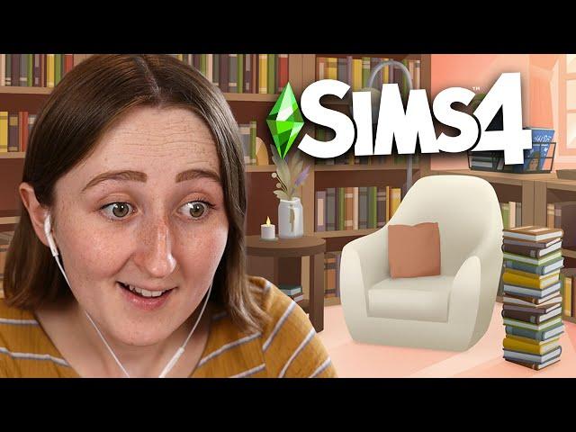 the new sims 'book nook kit' is THE BEST ONE