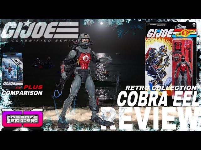 cXc G.I. Joe Classified Series Retro Collection COBRA EEL Comparison and Review • just a reissue?