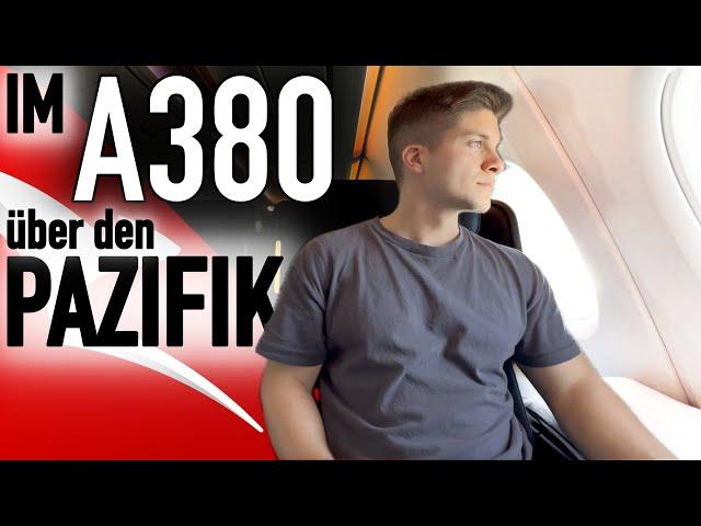 Im A380 über den Pazifik! Qantas Premium Economy von Melbourne nach Los Angeles | AeroNewsGermany