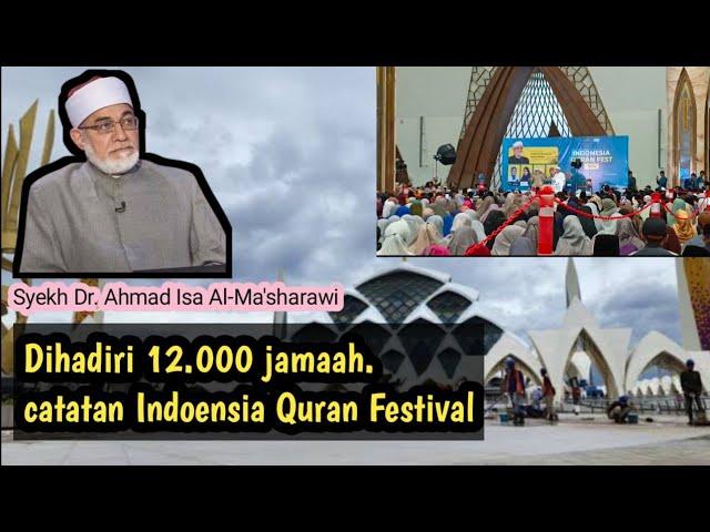 detik2 kedatangan Syekh Dr Ahmad Isa AlMa'shawi di Masjid Aljabar Bandung