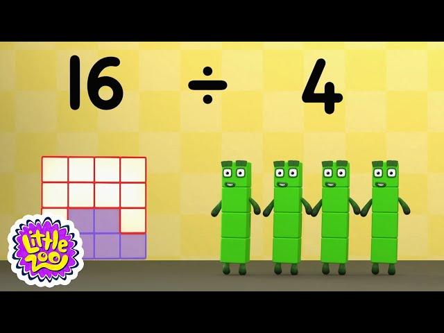 Divide and Conquer | Fun Adventures Learning Division | Learn to Count | @Numberblocks