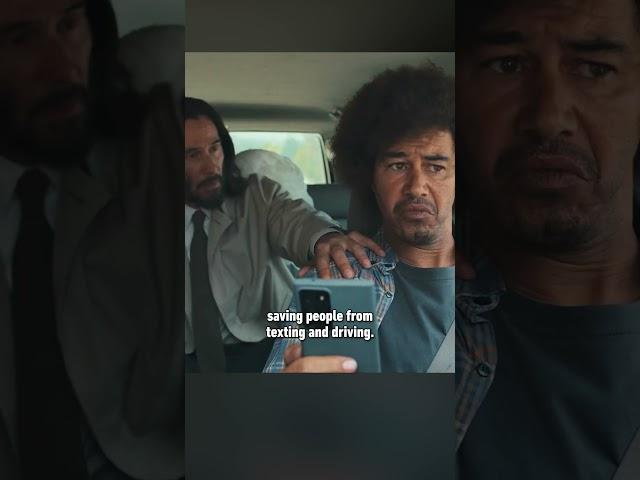 Keanu Reeves as your guardian angel