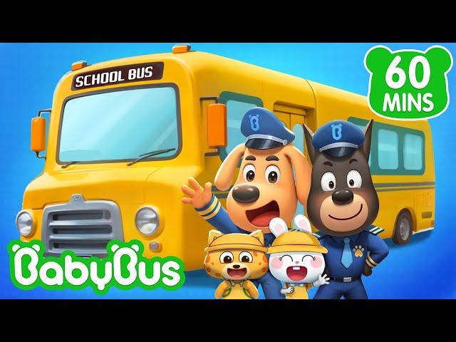 As Regras do Ônibus Escolar | Detetive Labrador Compilação | Desenhos Animados  por BabyBus