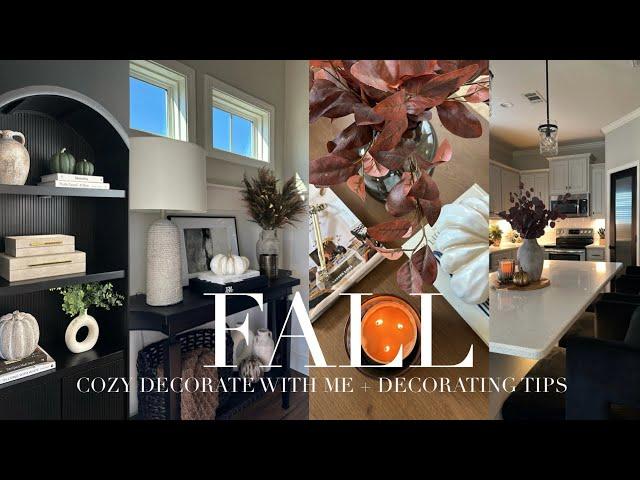 FALL DECORATE WITH ME 2024 | COZY FALL DECOR IDEAS