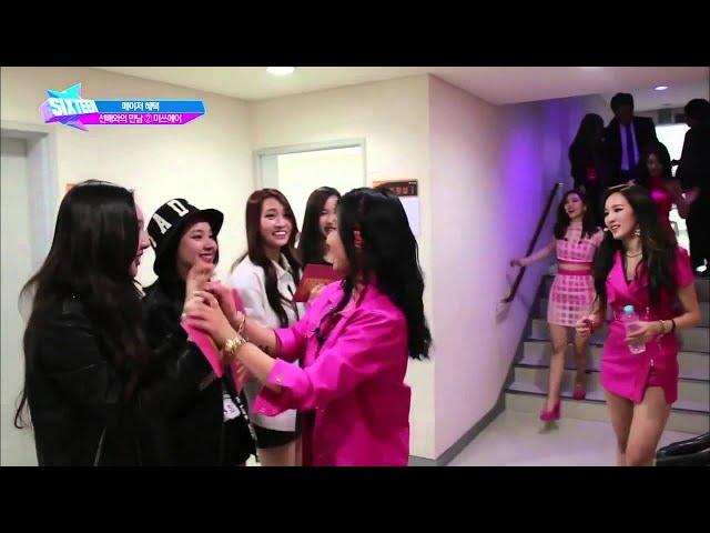 2015 SIXTEEN miss A (수지, Fei 王霏霏, Jia 孟佳, 민) 미쓰에이 cut with Momo 모모, Chaeyoung채영, Nayeon 나연 & Mina 미나