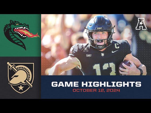 Game Highlights: UAB at Army (October 12, 2024)