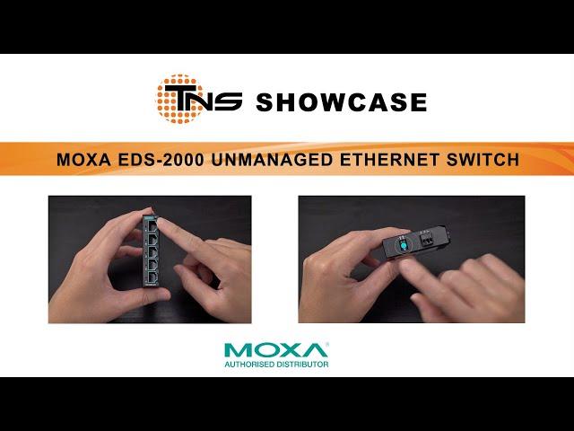 Industrial Unmanaged Ethernet Switch - Moxa EDS-2000 Series