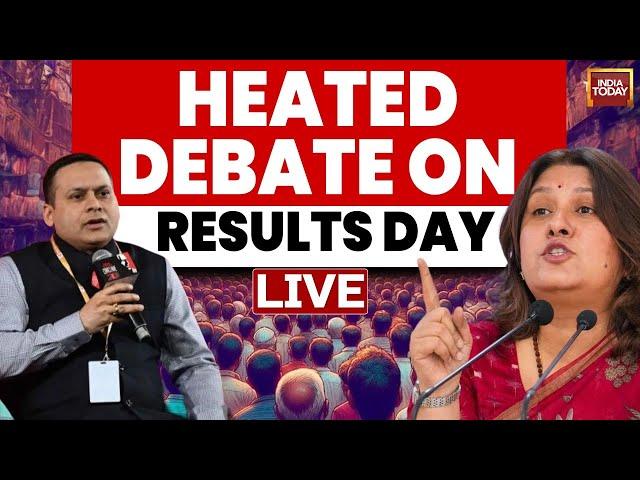 Rajdeep Sardesai Live: Amit Malviya Vs Supriya Shrinate | Haryana Election Results | Live News