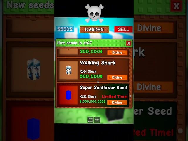 This Happens When You're in School  Grow A Garden #shorts #roblox #growagarden