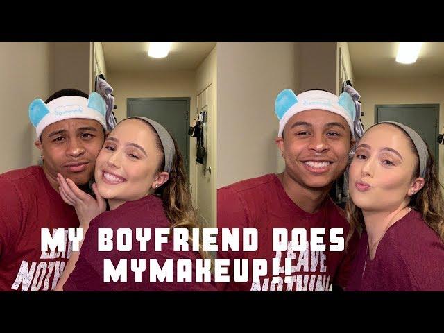 MY BOYFRIEND DOES MY MAKEUP!! | Camryn Hope