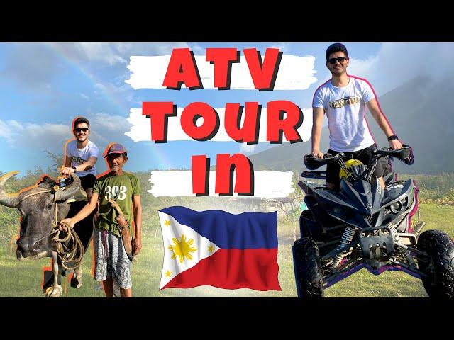 ATV TOUR IN THE PHILIPPINES  | ( I saw an ACTIVE VOLCANO for the FIRST TIME!!)