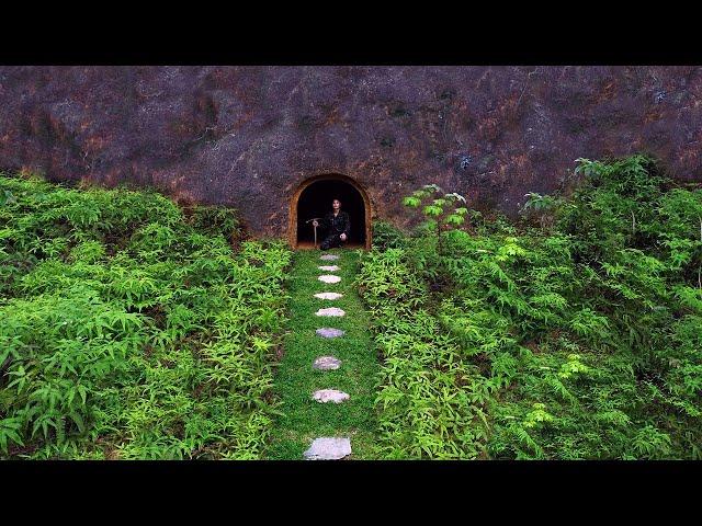 Full Video: 150 days Build a Shelter 40 Feet Underground. Dream House and Warm Dinner With My Family