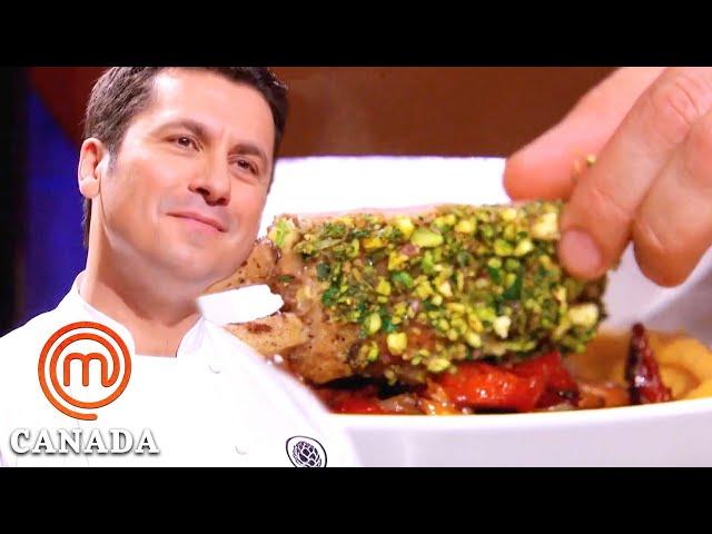 Claudio Aprile Finishes His Dish 15 Minutes Early | MasterChef Canada | MasterChef World