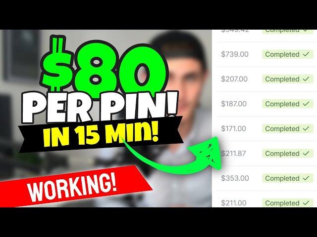 Pinterest Affiliate Marketing: One Pin Pays Me $80/Day (FREE Method 2025)