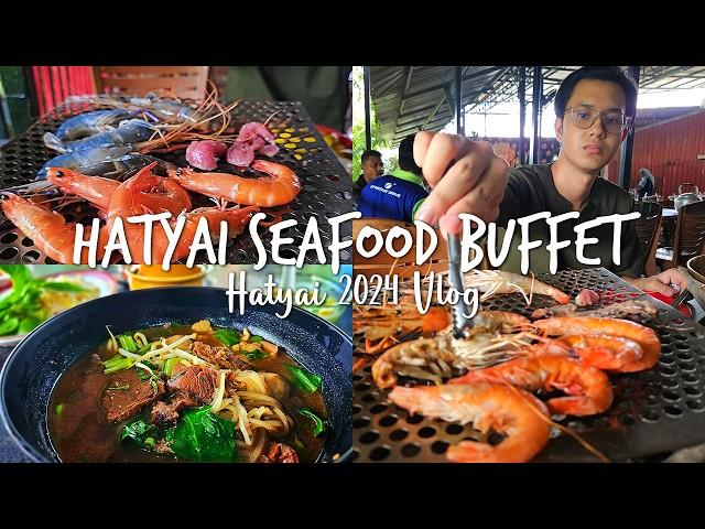  Taubat Aku! 11 Jam Hatyai-KL via Bus! | Seafood Buffet & Rusdee Boat Noodle | Hatyai 2024 Part 2