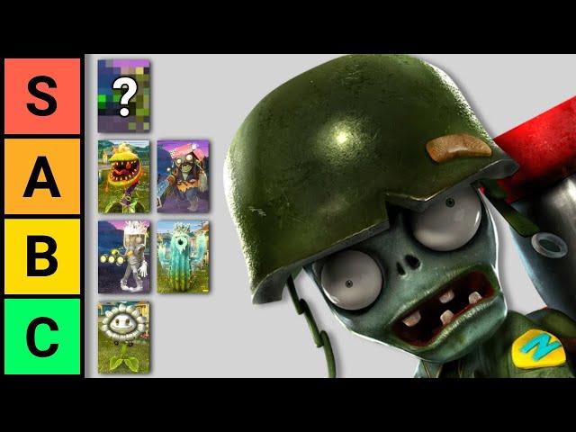 Ranking EVERY Garden Warfare Character From Worst To Best