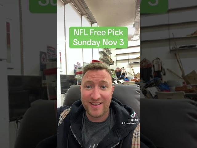 Nfl Football Free Pick (Nov 3 2024)