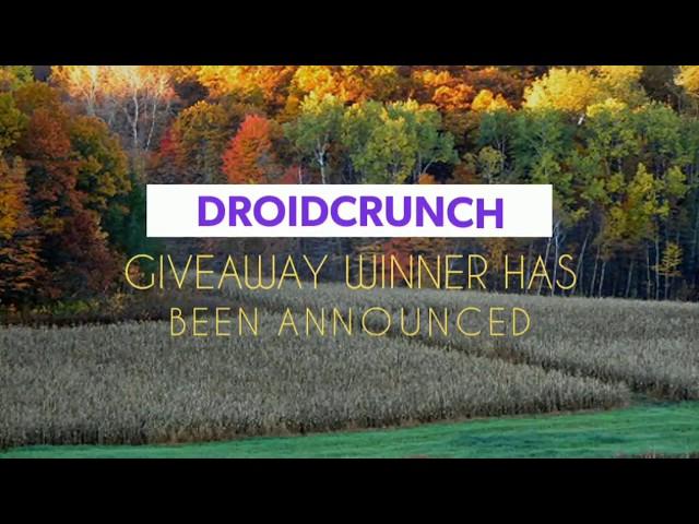 DroidCrunch Giveaway winner has been declared !