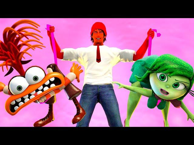 Gotcha! TRANSFORMATION of ANGER  Disgust x Anger x Anxiety - "Inside Out 2" Animation | Episode 5