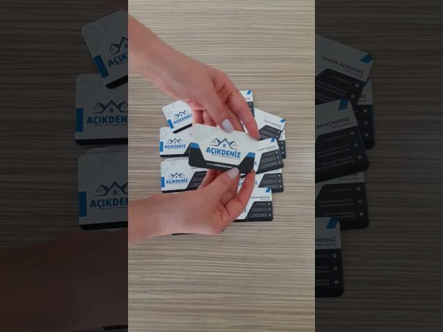 Açıkdeniz İnşaat Yapı Malzemeleri firmasına yaptığımız katvizitler
