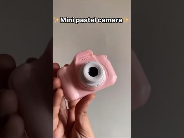 mini pastel camera   #viralgadgets #trend #viral #gadgets #shorts comment down for orders 