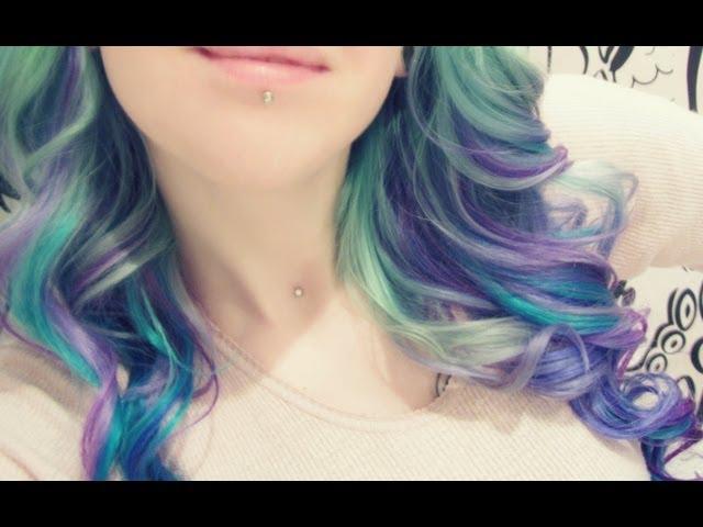 DIY MERMAID OMBRE HAIR by Cira Meisen ()