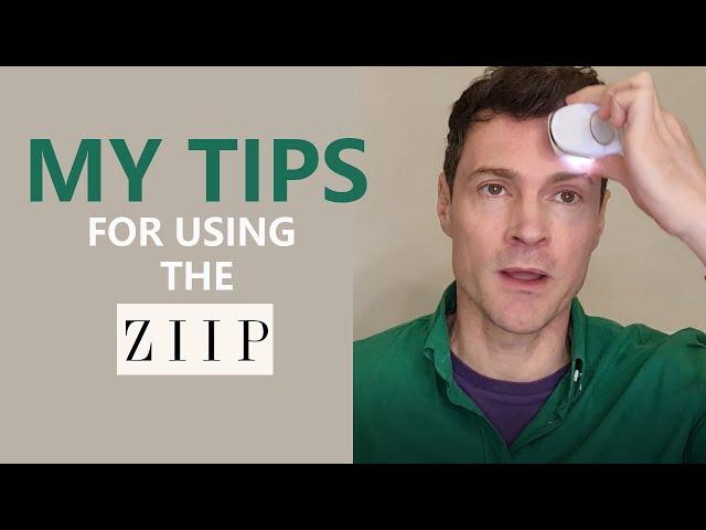 My tips on using ZIIP Microcurrent device - 4 minute video.