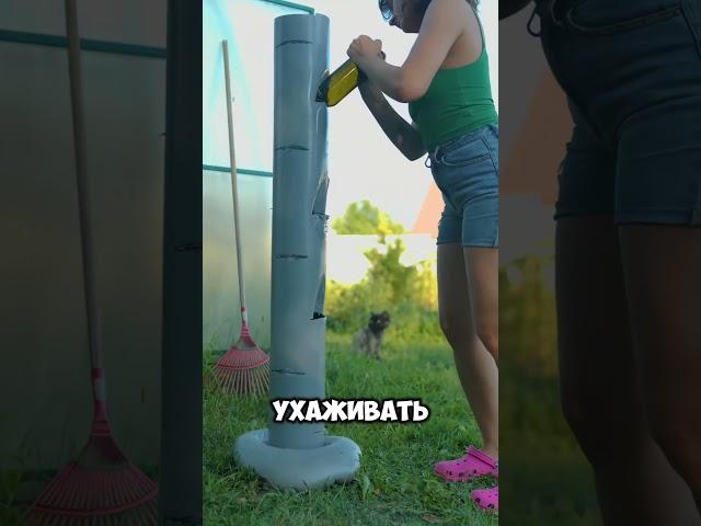 Удобная  клумба своими руками