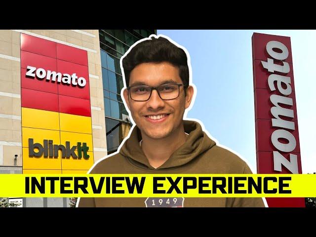 Zomato Interview Experience SDE1 | Zomato Interview Process | Tips for Off-Campus Placements