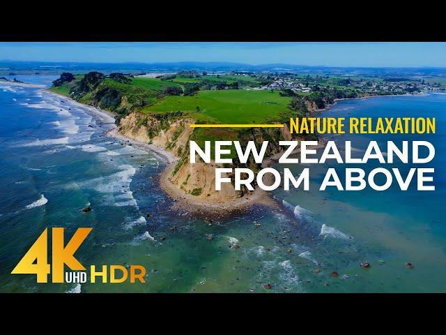 Incredible Views of New Zealand from Above - Nature Relaxation in 4K HDR - Scenic Drone Video