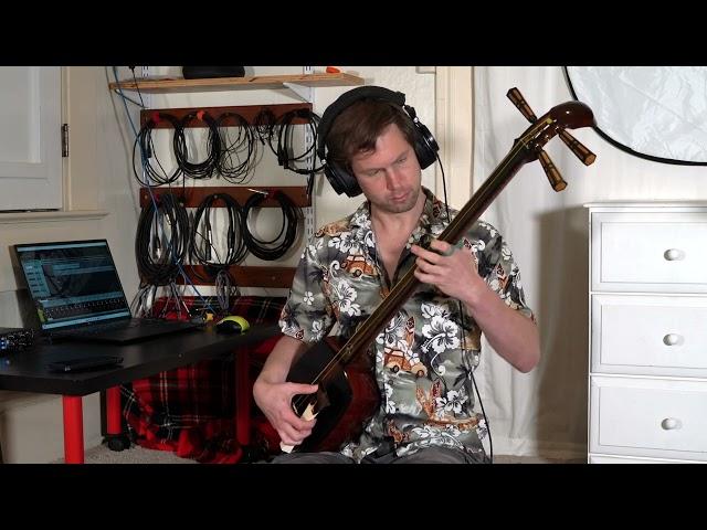 Testing Homemade Electric Shamisen