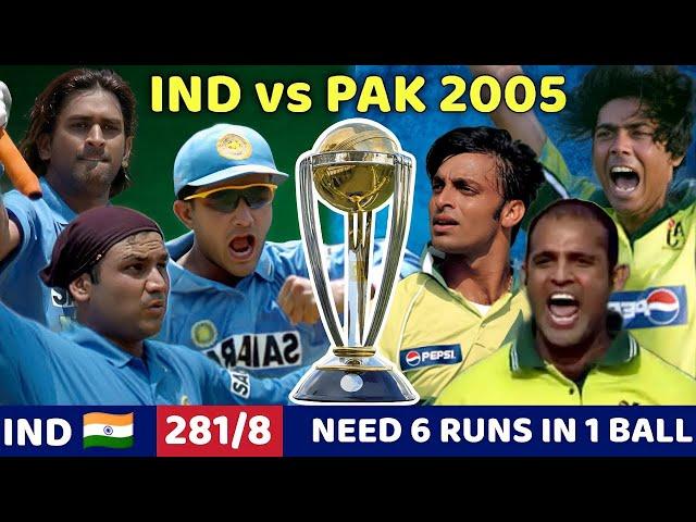 INDIA BATTING VS PAKISTAN ODI MATCH 2005 | FULL MATCH HIGHLIGHTS | IND VS PAK | MOST SHOCKING EVER