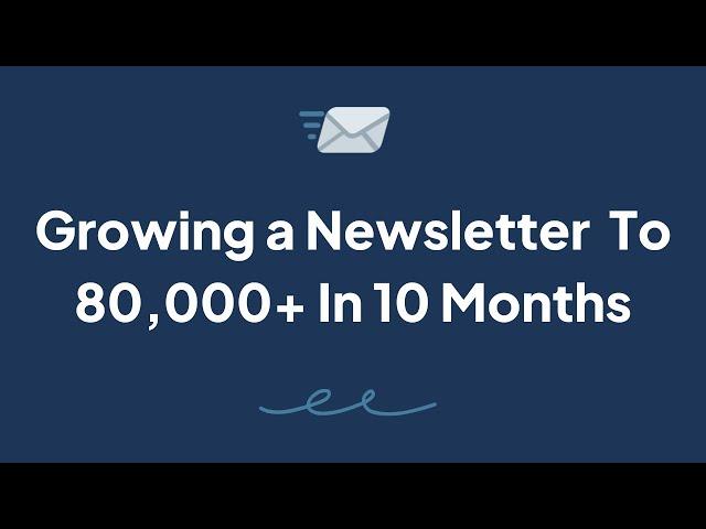 Michael Houck - Growing a Newsletter For Founders To 80,000+ Subscribers In 10 Months