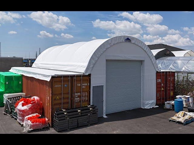 Ontario Made Fabric Shipping Container Structures