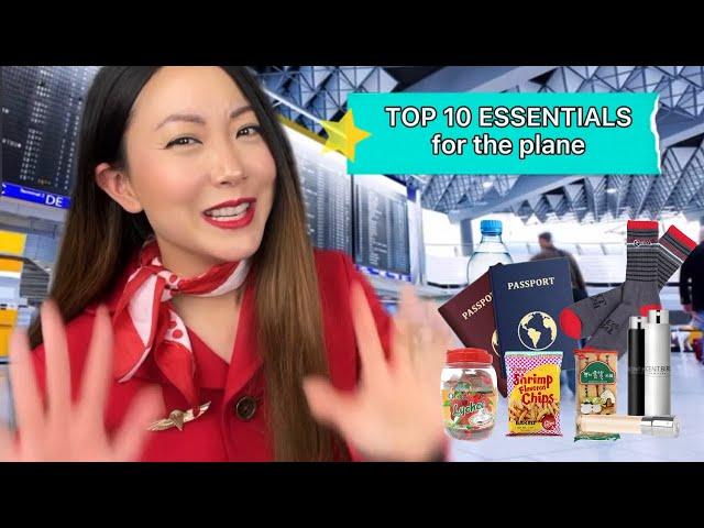 10 ESSENTIALS TO BRING ONTO YOUR NEXT FLIGHT ️