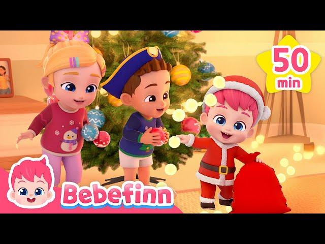 Deck The Halls with Bebefinn on Christmas Day | +more Nursery Rhymes