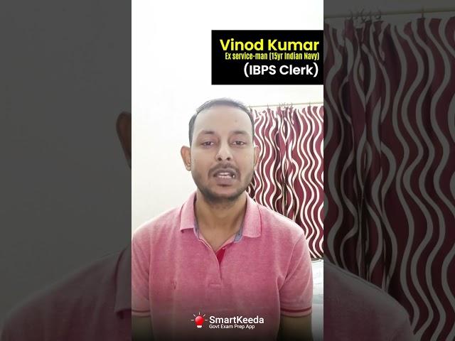 From Navy to IBPS Clerk 2024-25! | Vinod Kumar | Bank Exam Preparation for Ex Servicemen