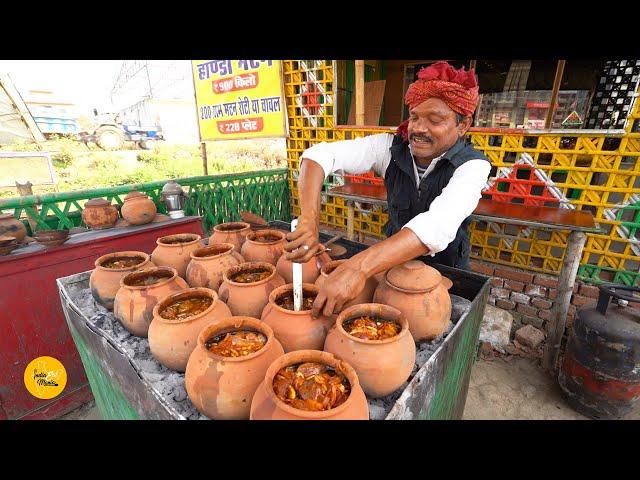 Patna Famous Dadan Handi Mutton With Unlimited Roti Chawal Rs 200/- Only l Patna Street Food