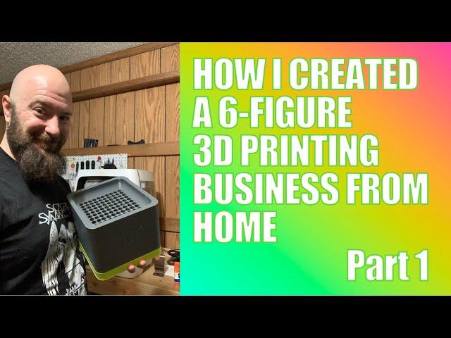 6 Figure Home 3D Printing Business - Part 1 - Selecting Your Product and Niche