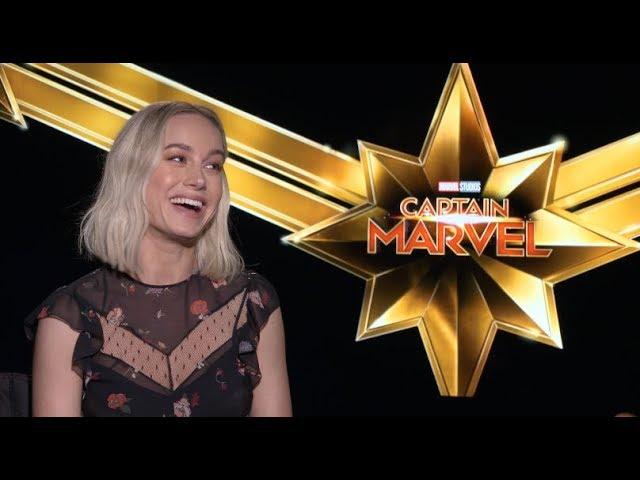 CAPTAIN MARVEL movie interviews - Brie Larson, Samuel L. Jackson, Lashana Lynch, Boden & Fleck