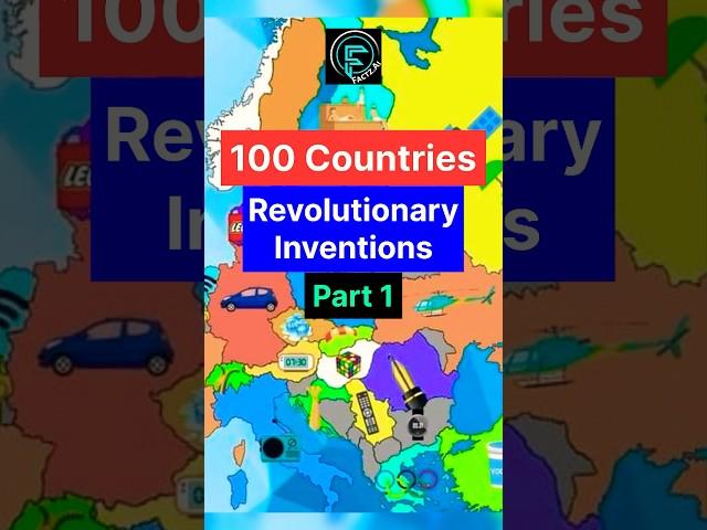 100 Countries & Their Inventions Part 1️‍️ #inventions #world #countries #facts #shots #info