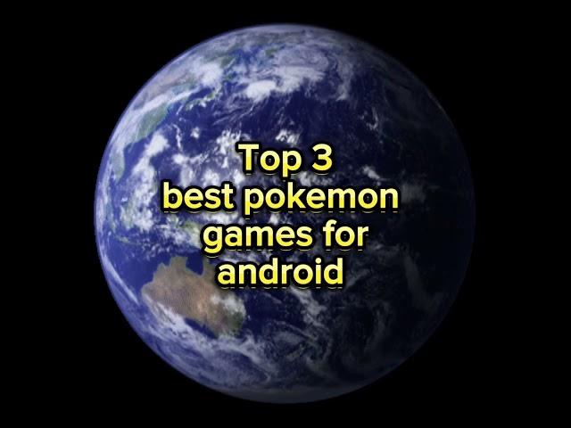 Top 3 best pokemon games for android #shortfeed #pokemon subscribe If you love Ash and pikachu