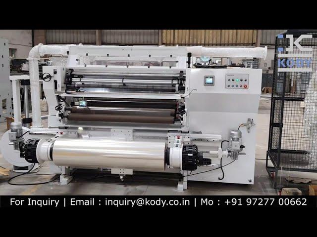 BOPP Slitting Machine | NUZEN S-737 | 500 MPM Speed | Kody Equipments