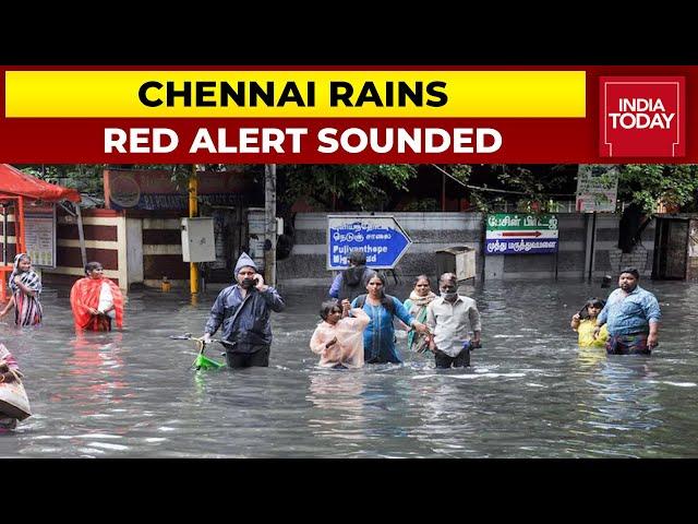 Heavy Rainfall Likely In Tamil Nadu During Next 24 Hours, Red Alert Sounded