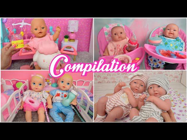 Baby Dolls Morning and Afternoon Routines Compilation