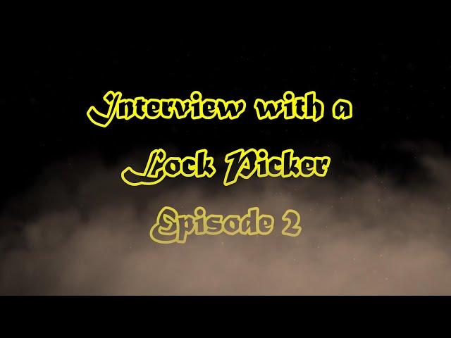 Interview with a Lock Picker - Episode 2 - Pugs Picks Locks #interview #lockpicking #locksport