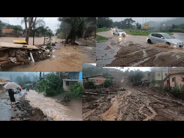 A luta continua e a chuva destrói novamente.